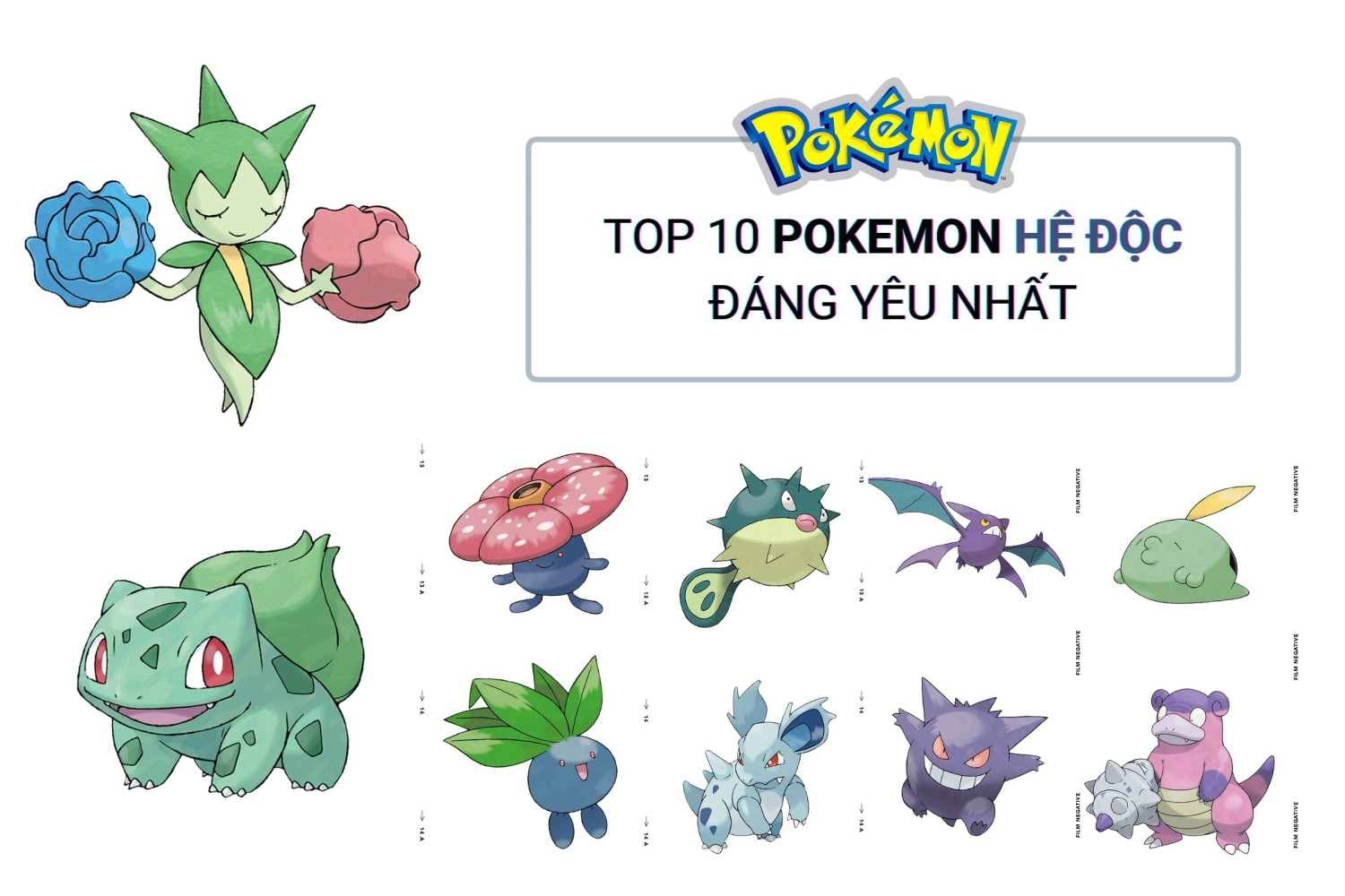 TOP 10 POKEMON HỆ ĐỘC ĐÁNG YÊU NHẤT